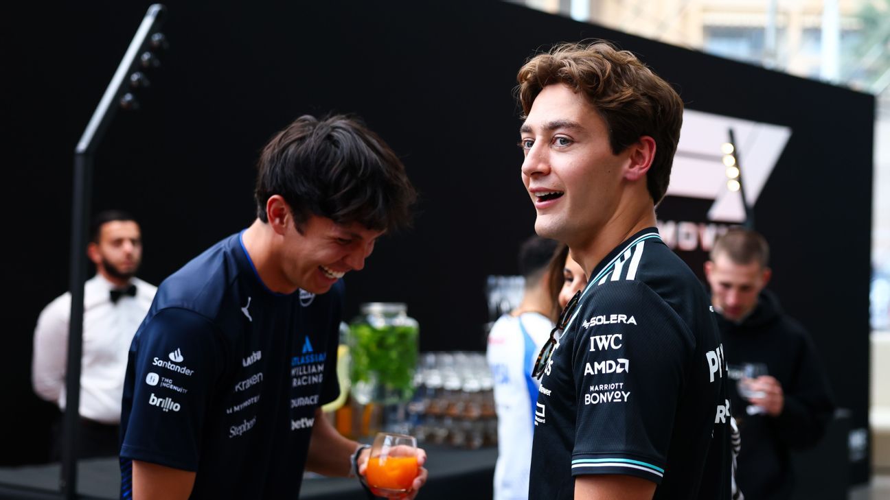 Albon buys Russell dinner after blocking tactic