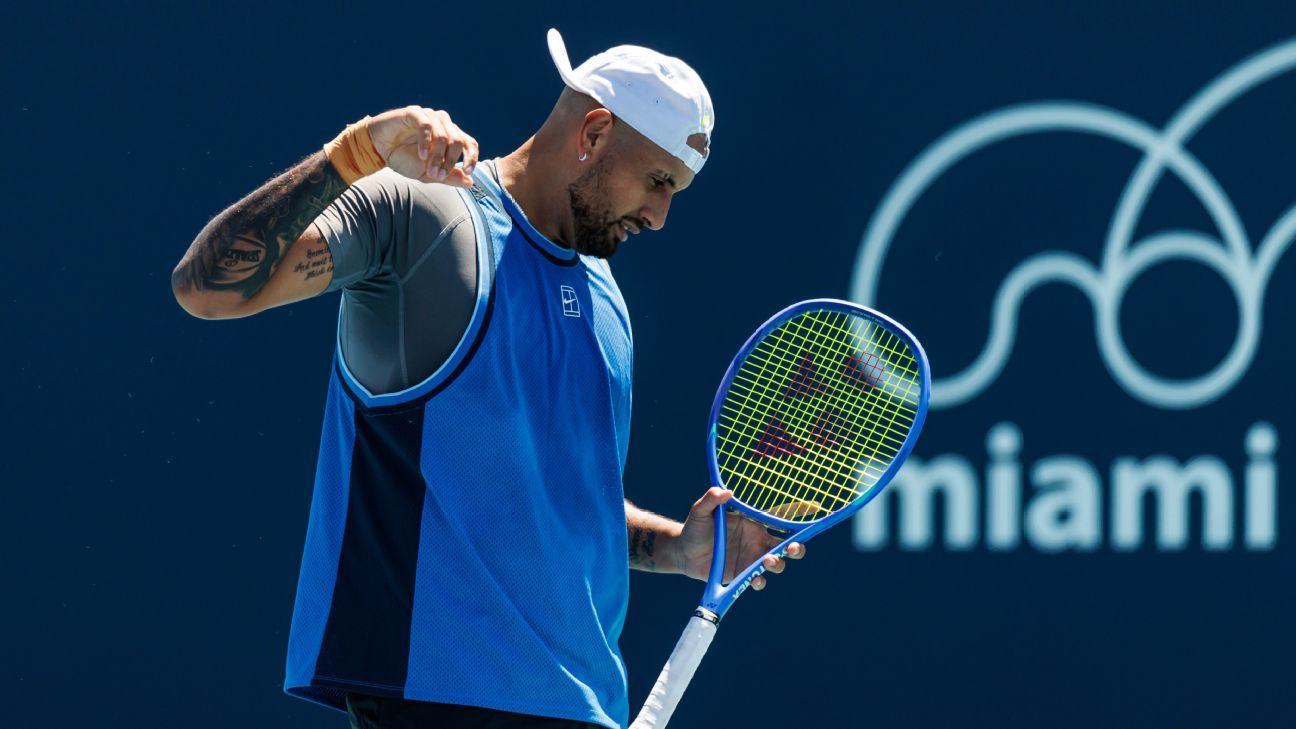 Injury derails Kyrgios’ French Open doubles return