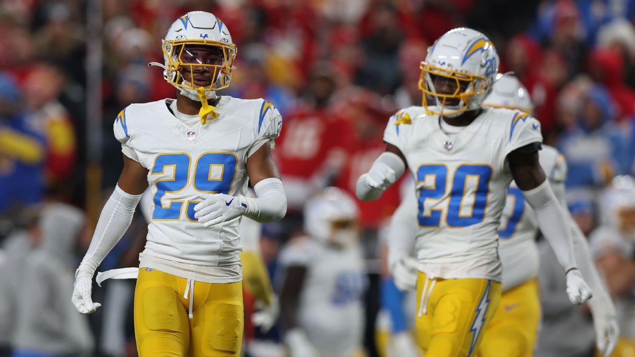 Young Chargers corners met the moment last season -- and a bigger one's coming