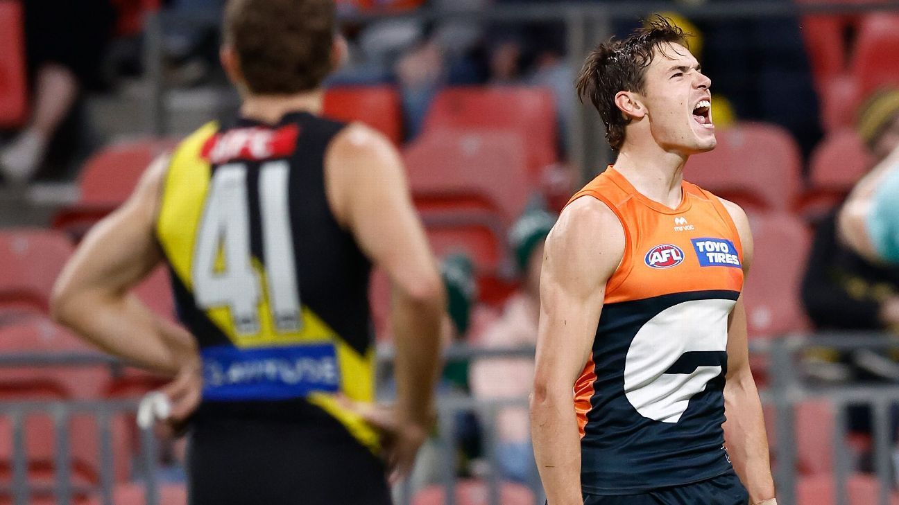 Wounded Ward fires up GWS for comeback AFL win