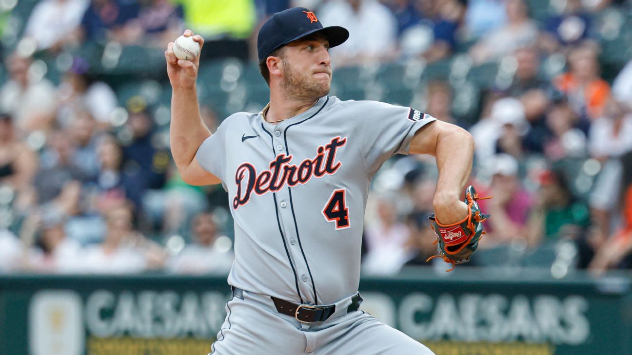 Tigers send struggling reliever Brieske to Triple-A