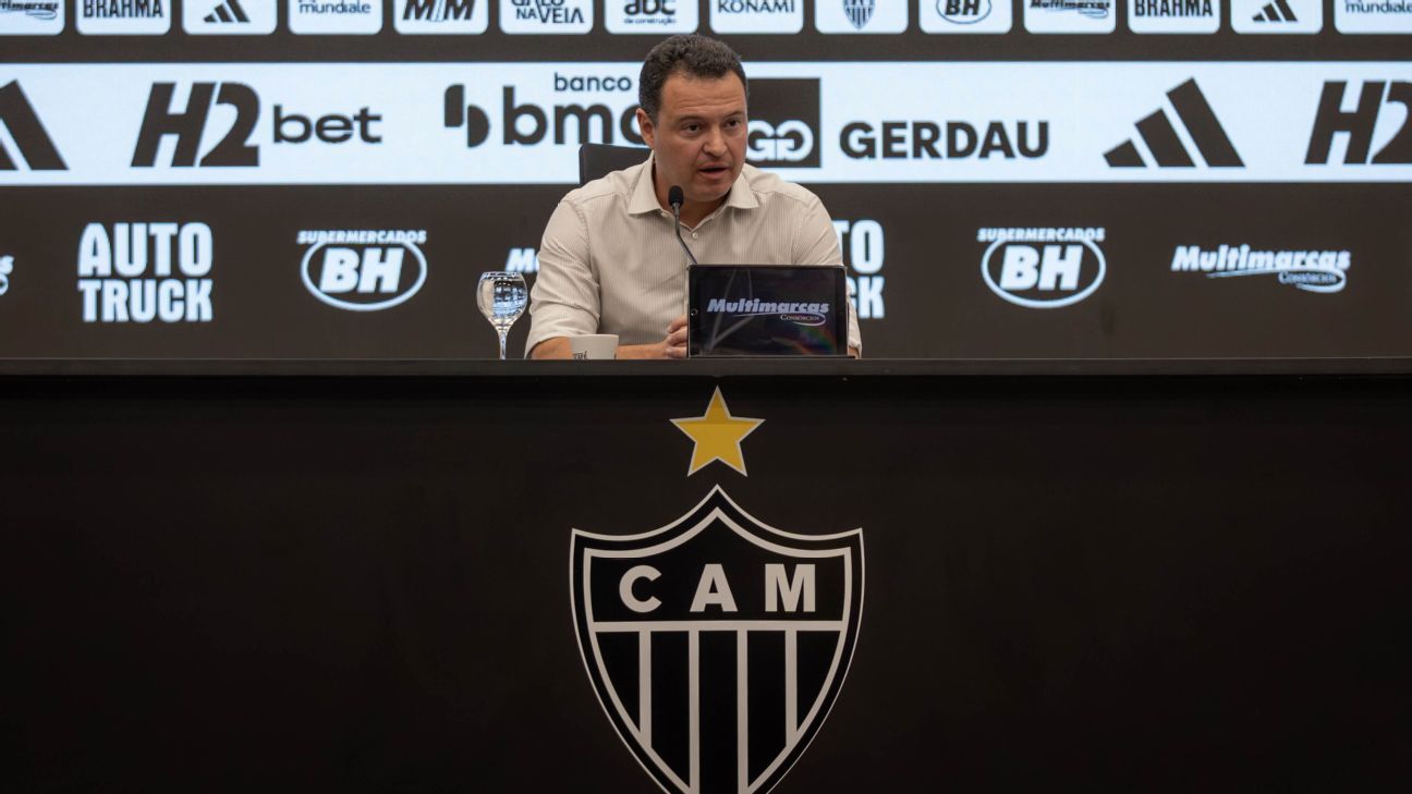 Dono da SAF do Atlético-MG é sincero sobre elenco, cita 2 clubes e diz: 'Hoje, só o Flamengo consegue'