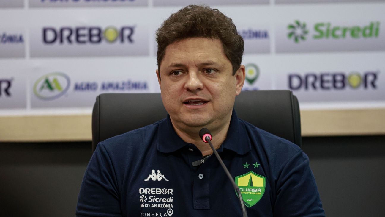 Presidente do Cuiabá propõe SPC do futebol e critica Corinthians por calote.