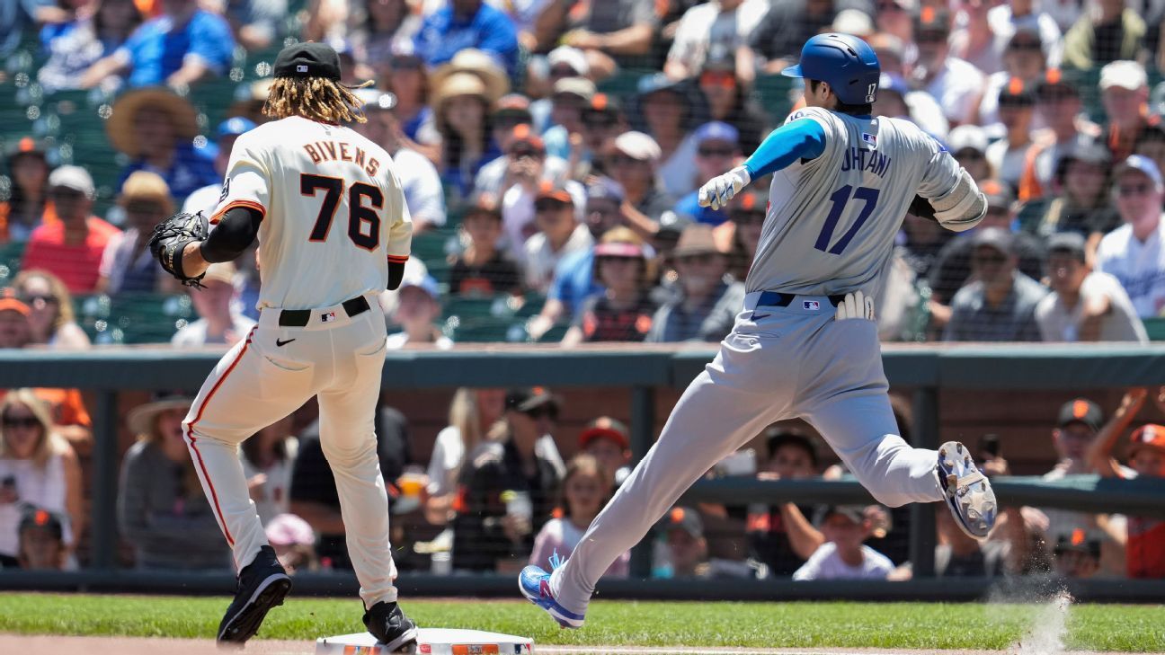Giants y Dodgers chocan por primera vez, peleando el primer lugar - ESPN