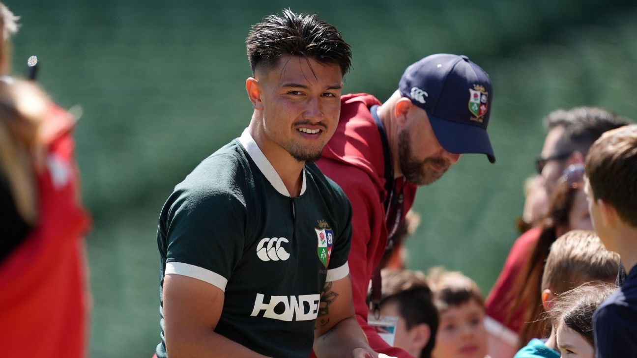 Marcus Smith jugará como fullback para los British and Irish Lions contra Argentina.