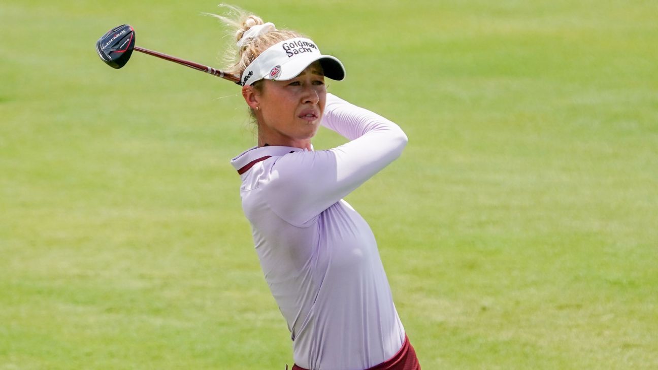 Korda (neck pain) even par to start Women’s PGA
