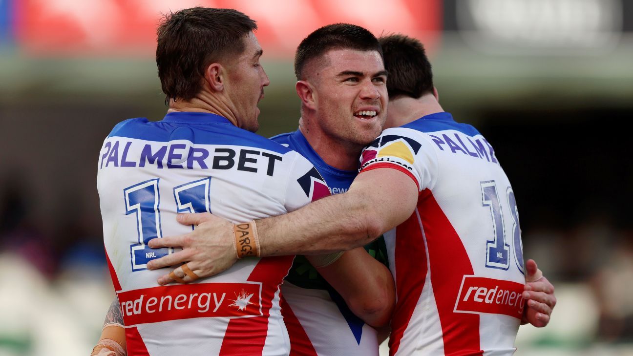 Knights score late to sink Dolphins as Bostock injured