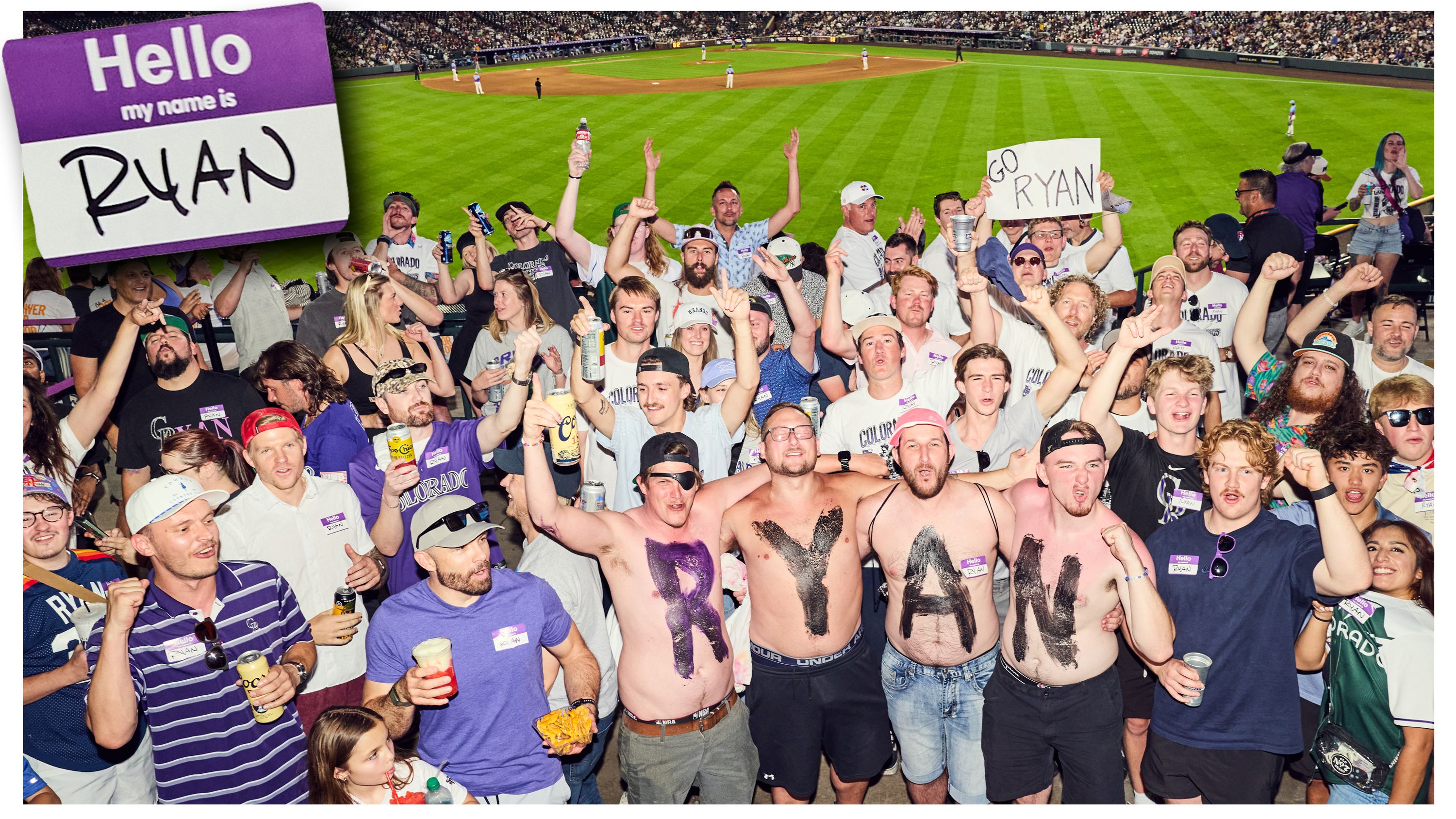 A weird, wonderful night with Ryans, the Rockies and an unlikely world-record attempt