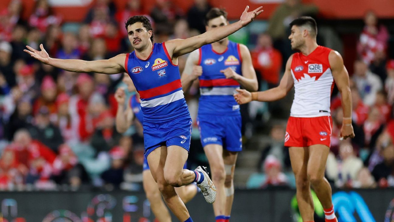 Freijah stars as Dogs celebrate Bont milestone with tense win over Swans