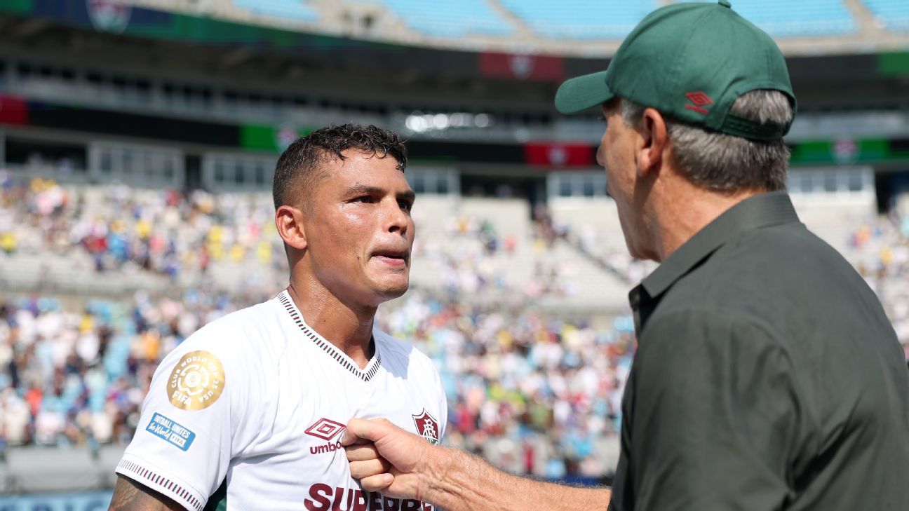 Thiago Silva festeja vitória do Fluminense e conta dica que deu a Renato Gaúcho para segurar Inter de Milão