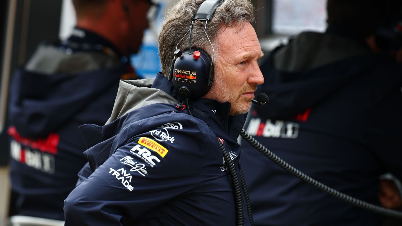 Horner en el paddock