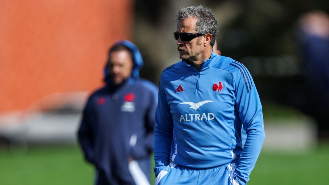 Fabien Galthié, entrenador de Francia