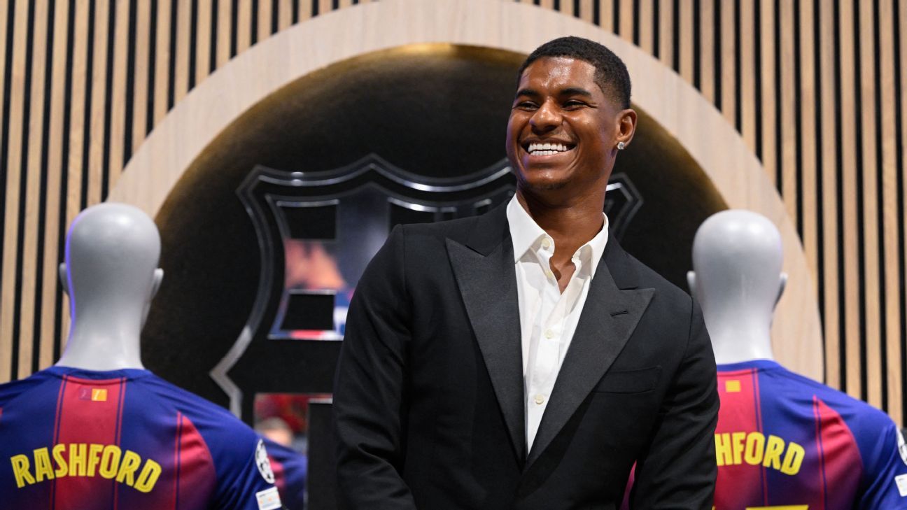 Marcus Rashford Joins Barcelona on Season-Long Loan from Manchester United