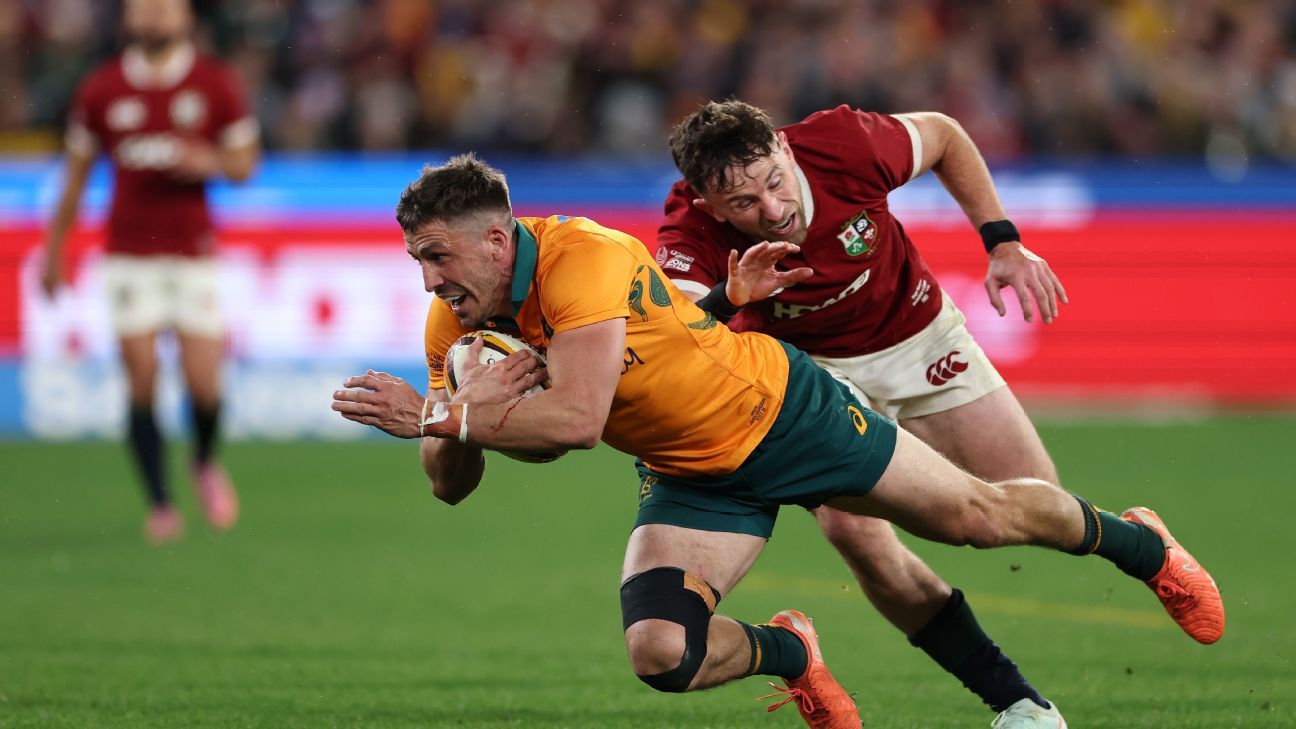 Lions derrotan a Wallabies en épico duelo en el MCG, ¡Keenan decide!