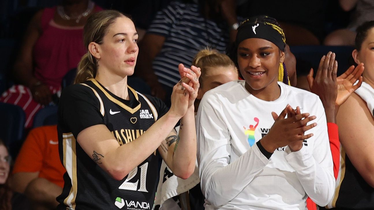 Jugadoras de los Mystics
