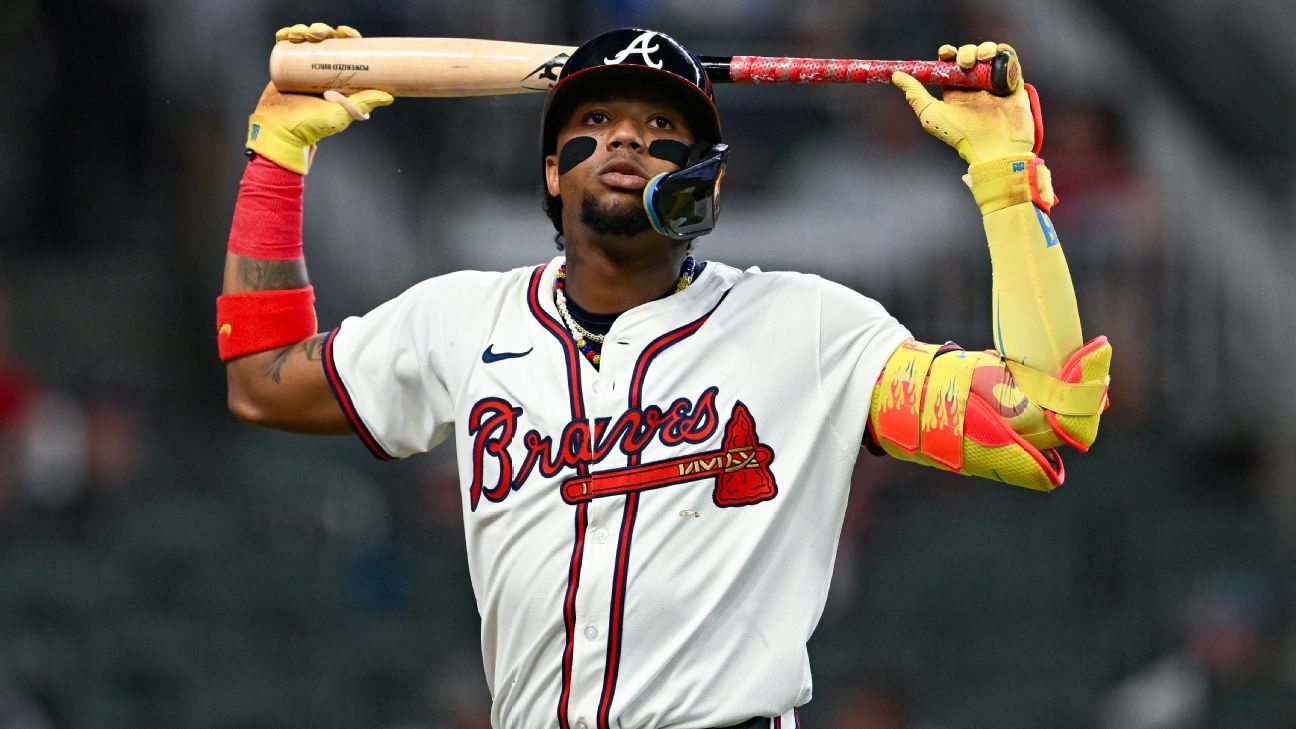 Braves' Acuna dealing with Grade 1 calf strain