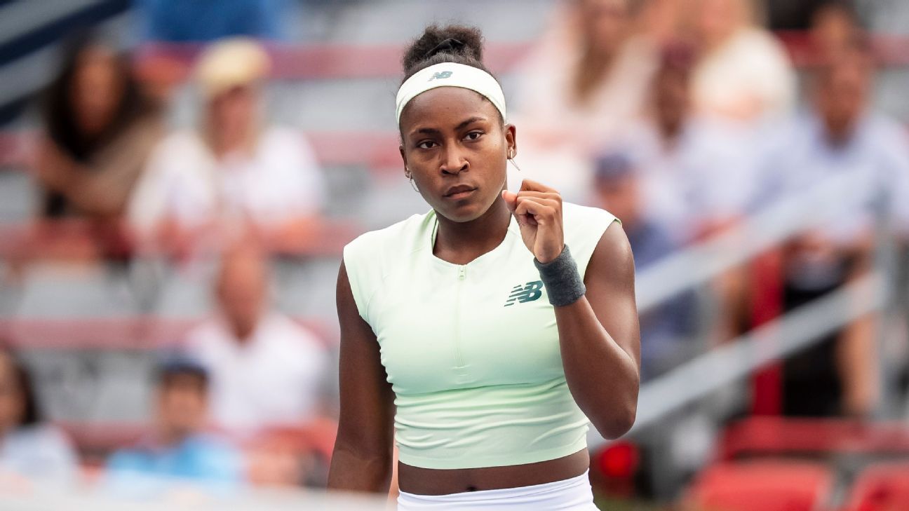 Gauff rallies in Montreal as service issues persist