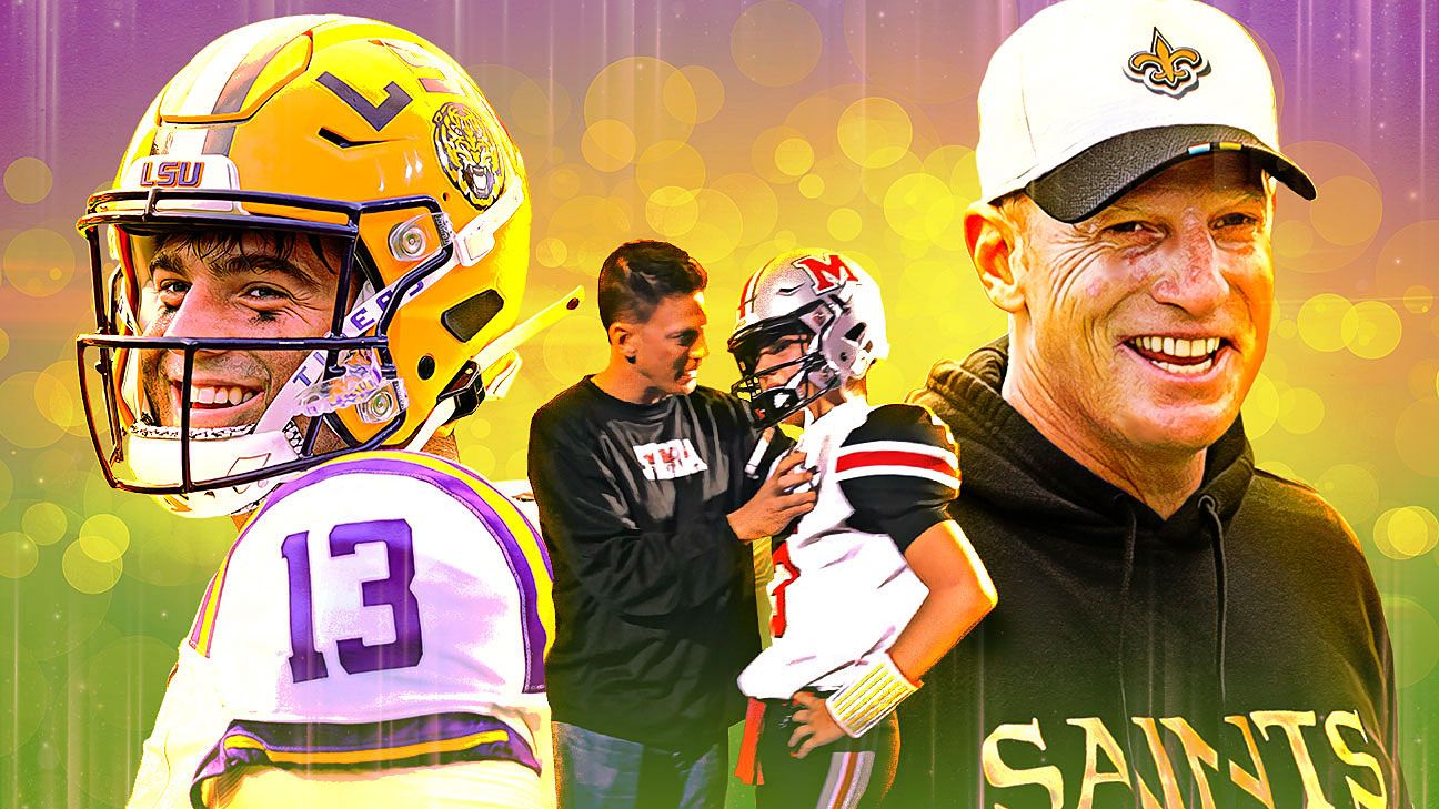 Garrett Nussmeier's final season at LSU is a family affair