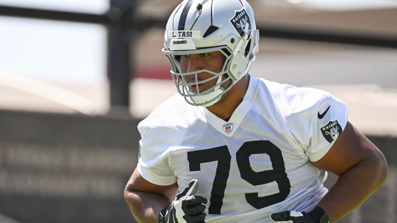 Raiders' intriguing 6-foot-6, 373-pound Australian OL hopeful