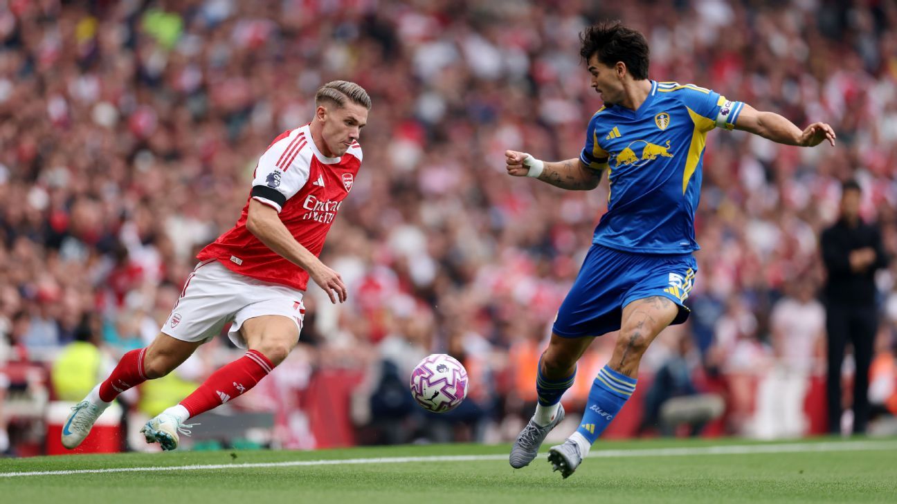 Premier League updates: Arsenal host Leeds after Spurs stun Man City