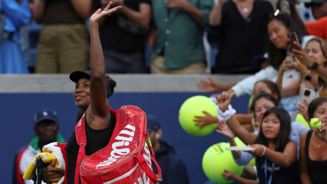 Venus' US Open run halted by Townsend, Siniakova