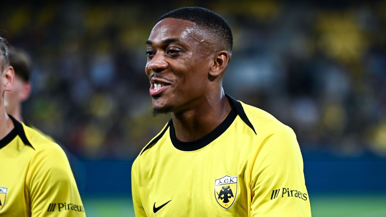Anthony Martial has left AEK Athens after a single season to join Monterrey.