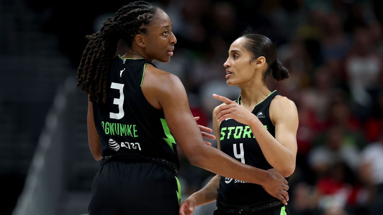 Bond beyond basketball: Longtime friends Ogwumike, Diggins hope to extend Storm's season