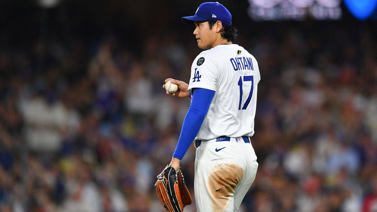 Ohtani: 5 IP sin hit y HR 50, pero el bullpen de Dodgers arruina la noche