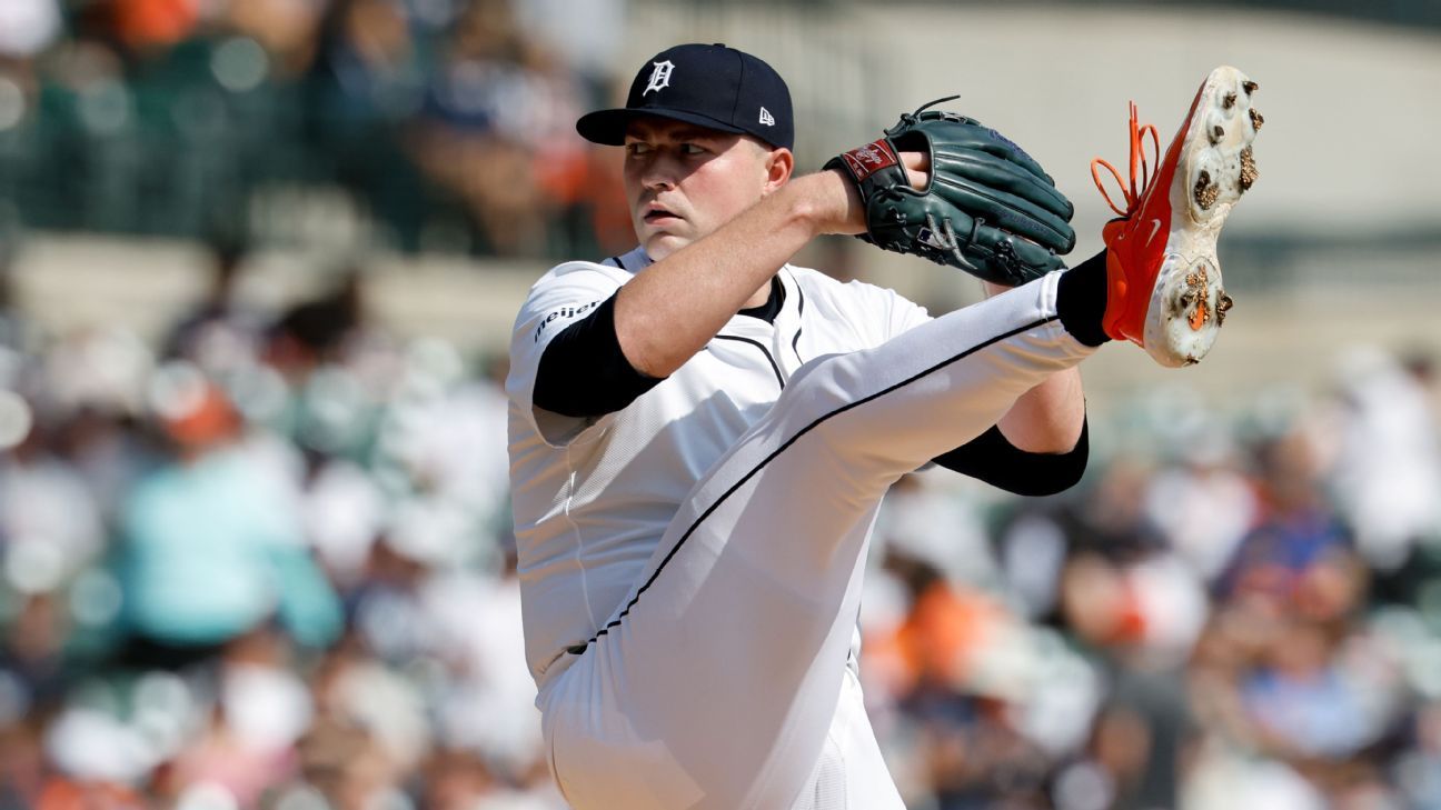 Skubal has good outing after scare; Tigers swept