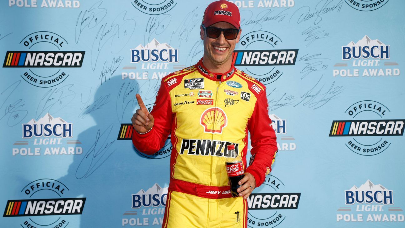 Logano on pole as Ford dominates qualifying