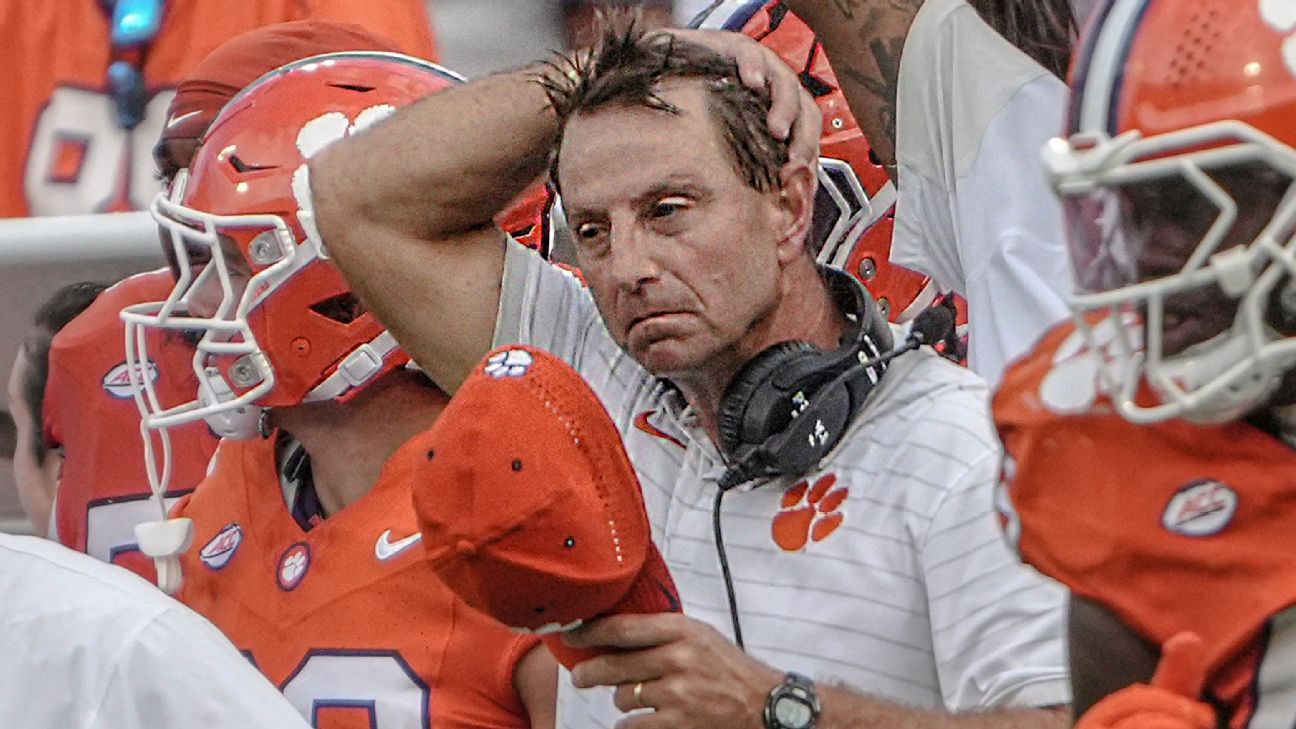 Dabo: 'Feel everybody's pain' in Tigers' 1-3 start