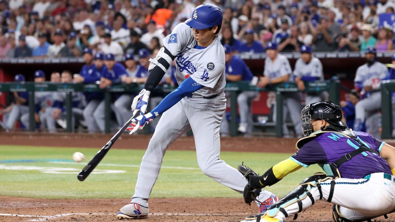Ohtani blasts 54th HR as Dodgers clinch NL West