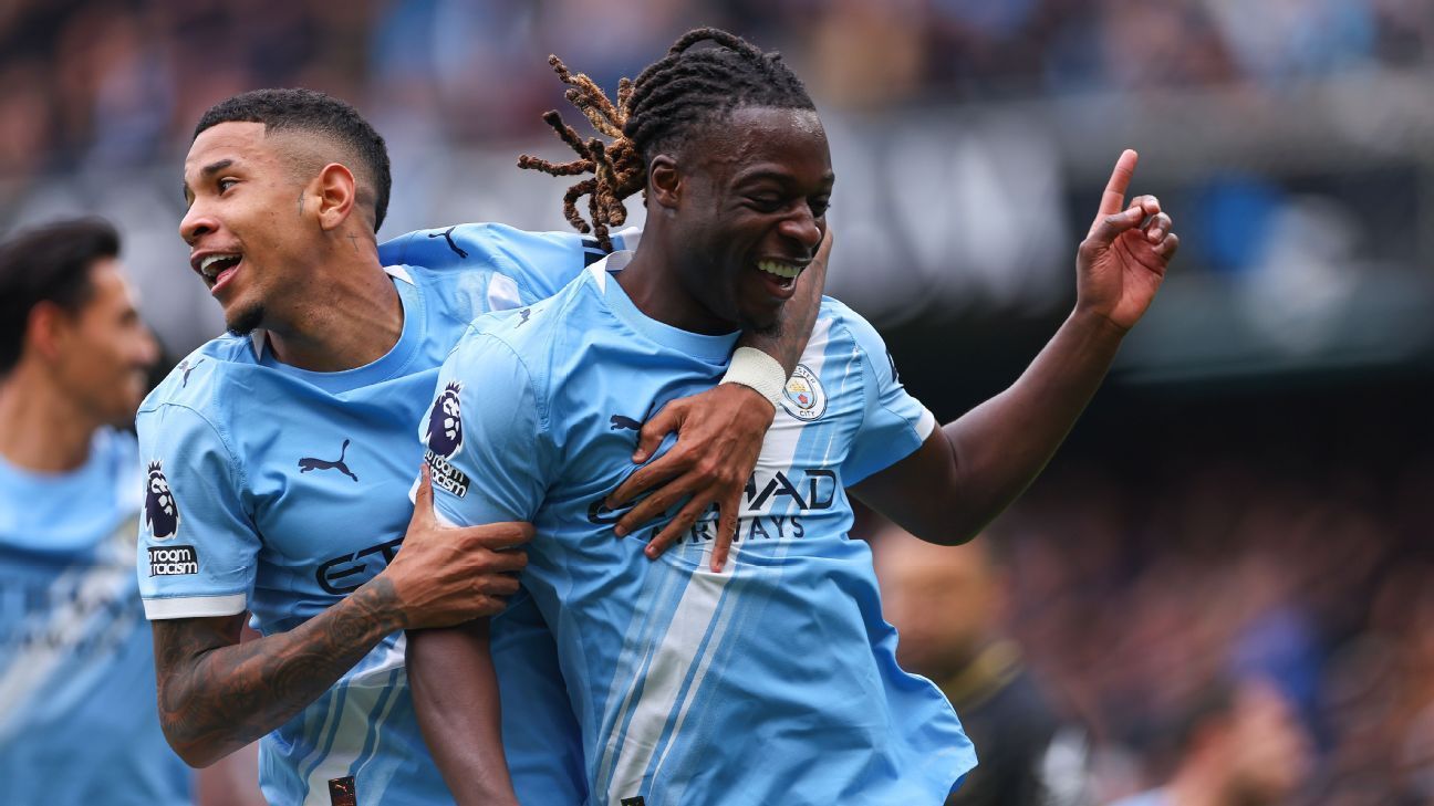 Jérémy Doku earned plaudits from his manager Pep Guardiola after Man City's win over Burnley.