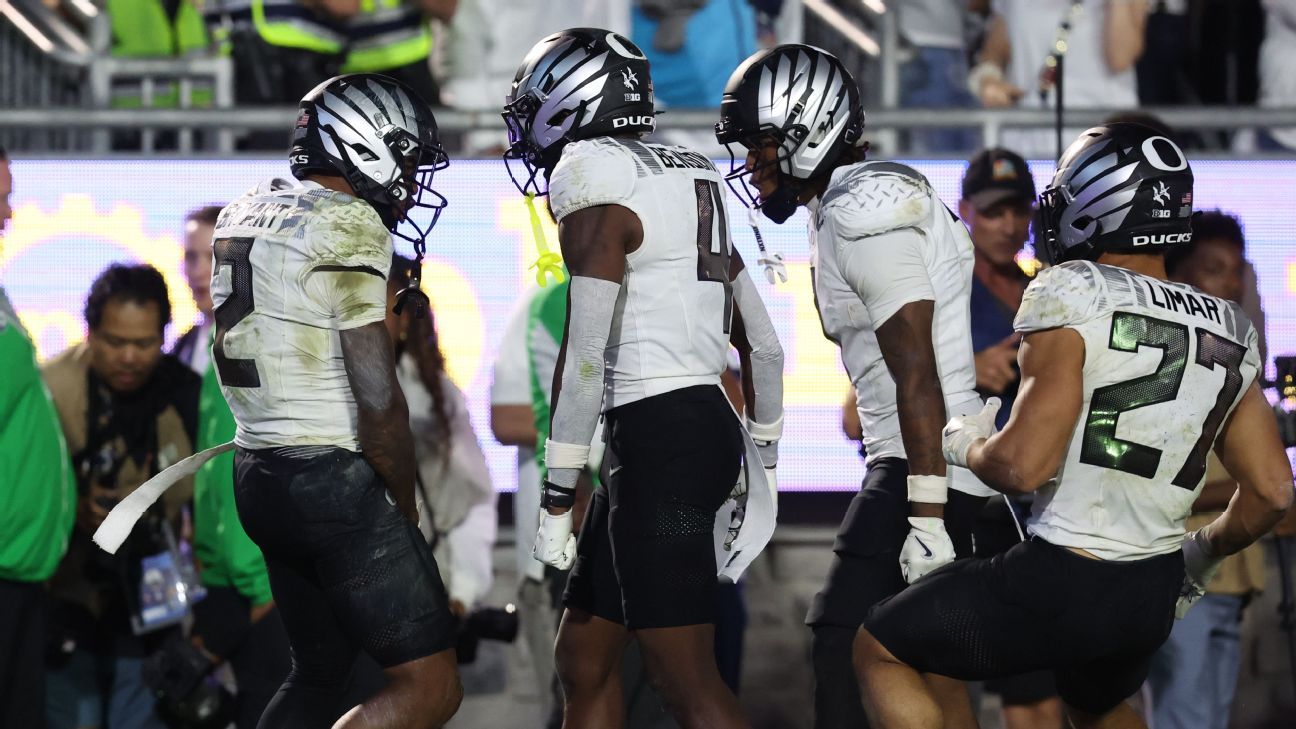 Oregon interception in 2OT seals triumph over Penn State