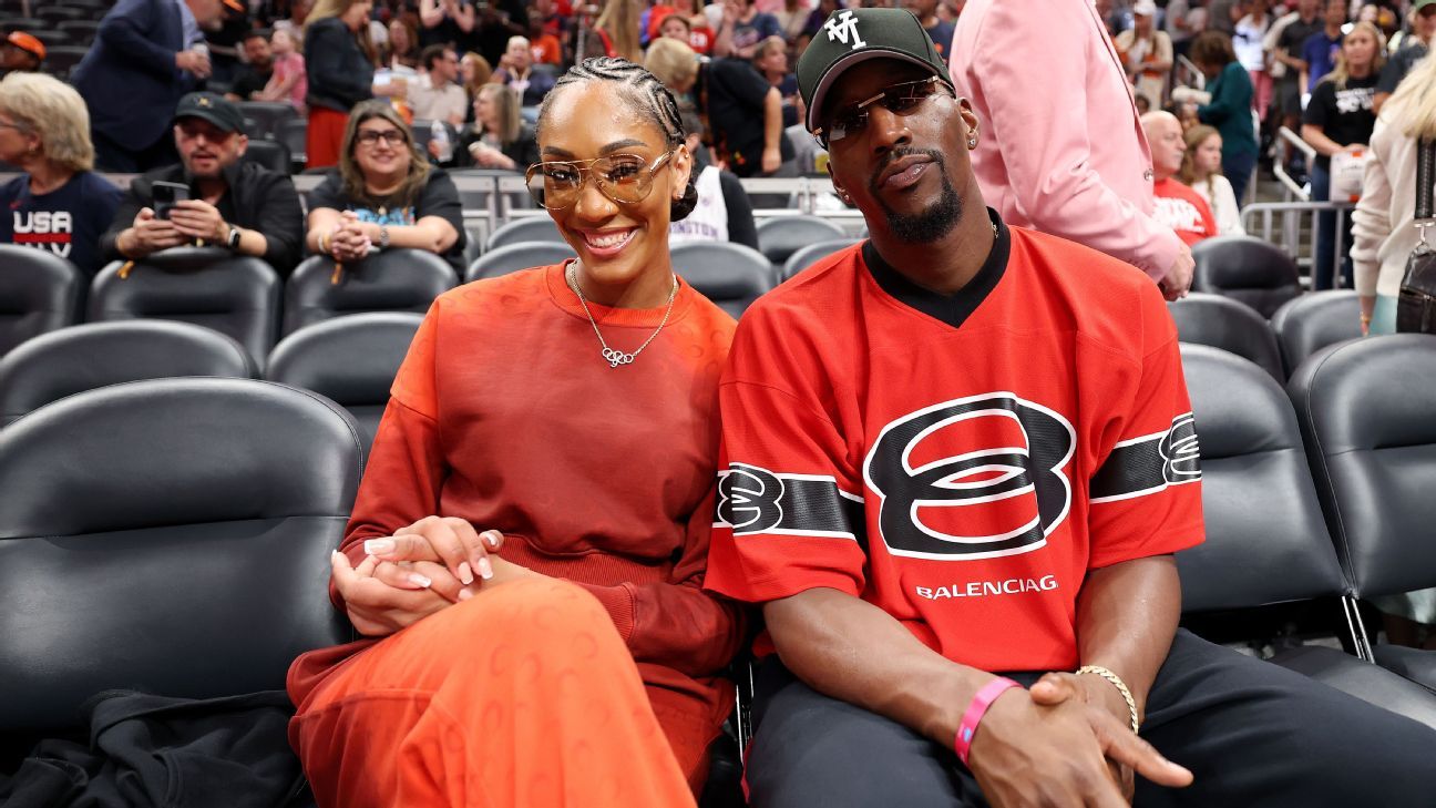 A'ja Wilson y Bam Adebayo