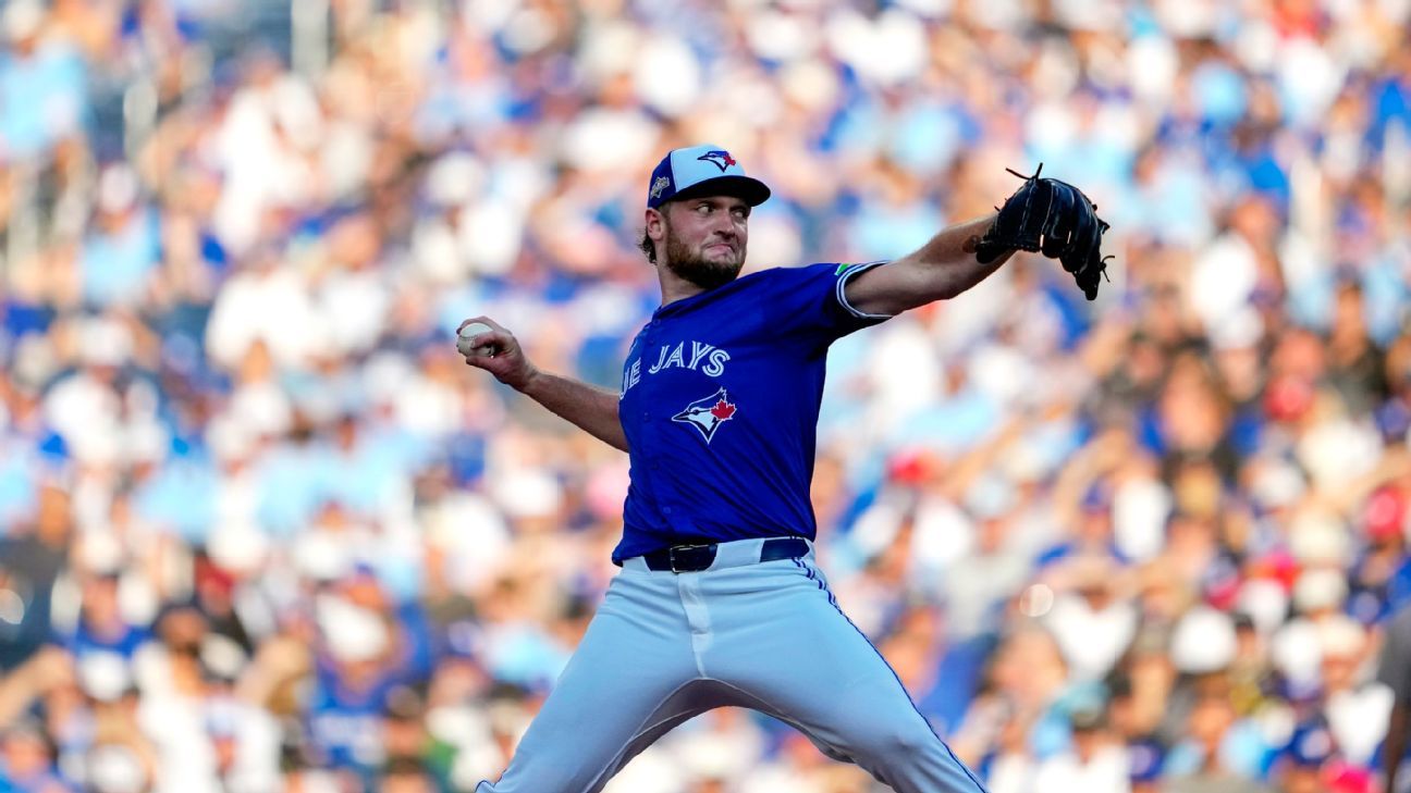 Jays name Yesavage starter for Game 2 of ALCS