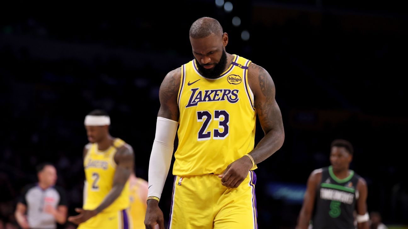 O Rei da NBA Sente o Peso da Idade: LeBron Lesionado!