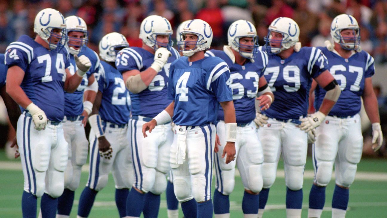Jim Harbaugh threw for 2,575 yards, 17 touchdowns and five interceptions in 1995.