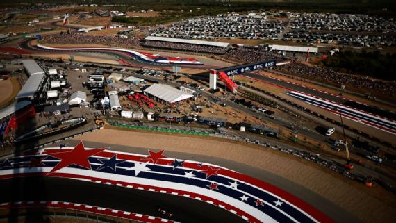 COTA circuit layout and fans