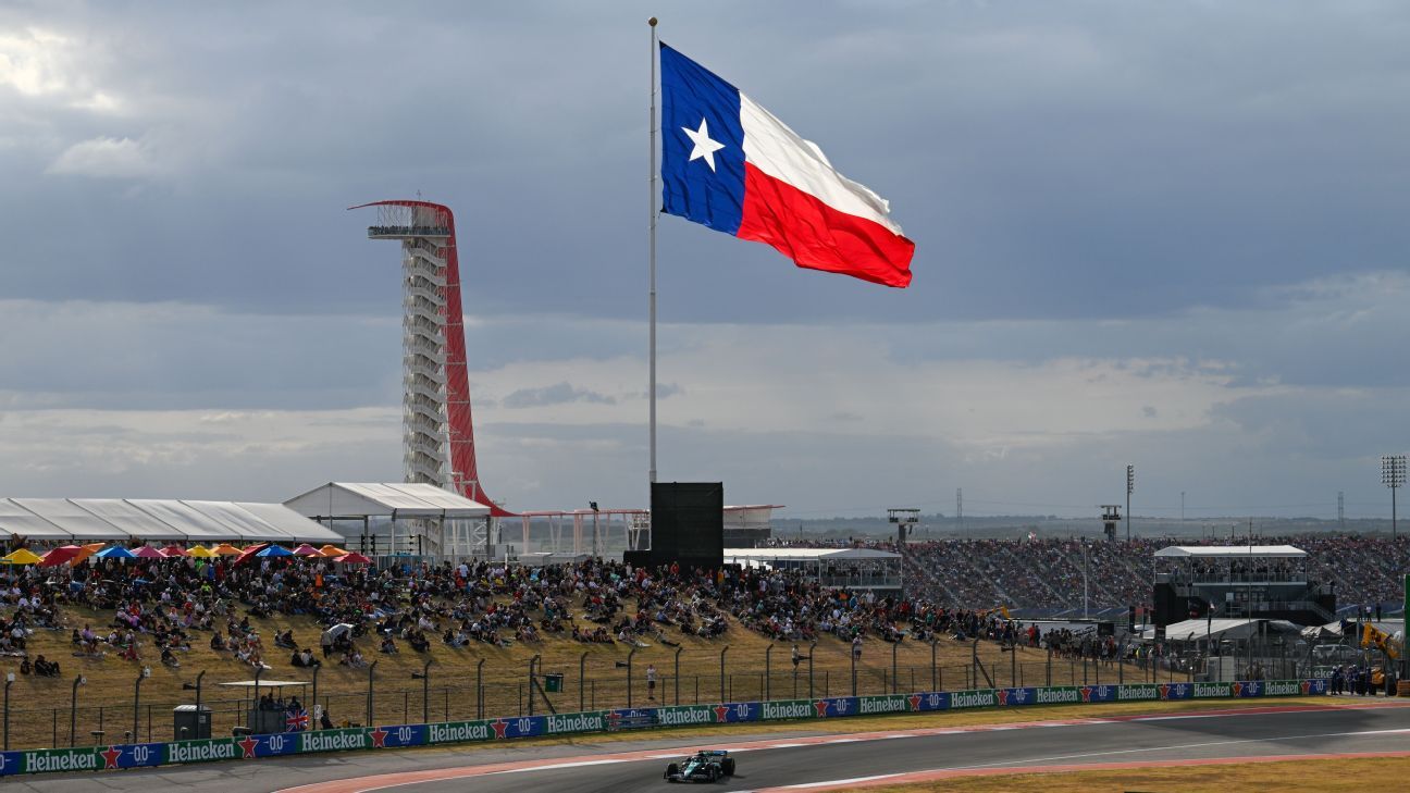 GP dos Estados Unidos da Fórmula 1: onde assistir, data, horário, classificação e tudo sobre a corrida