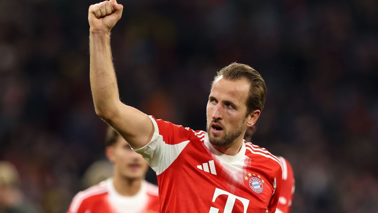 Kane alcanza los 400 goles: Bayern vence al Dortmund en el Clásico alemán 1 Harry Kane celebra tras la victoria del Bayern Múnich sobre el Borussia Dortmund en la Bundesliga.