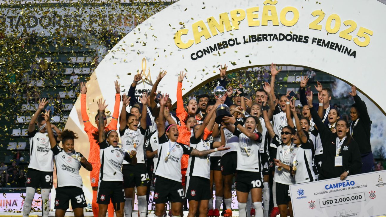 Corinthians vence Deportivo Cali nos pênaltis e é hexacampeão da Libertadores feminina