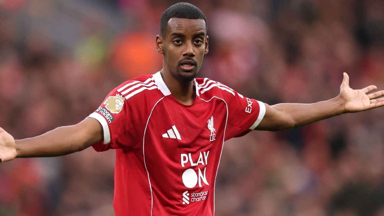 Rooney: Isak debe ser suplente; Ekitike, titular en Liverpool, dice Wayne 1 Alexander Isak