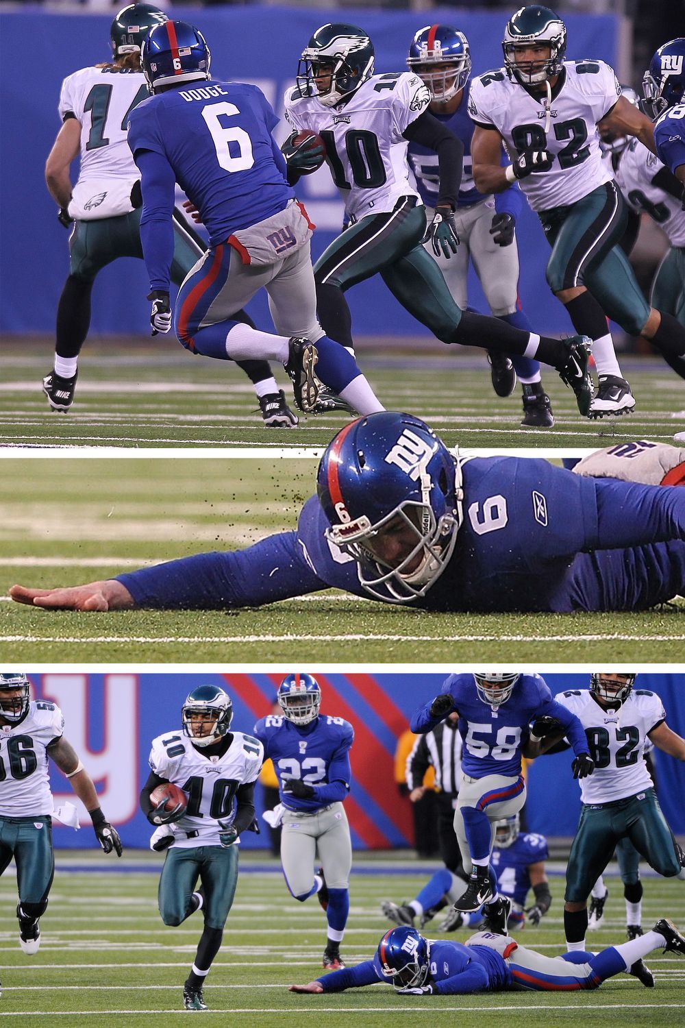 Giants vs Eagles: "El Punt" que marcó la rivalidad NFL y la historia 6 Matt Dodge