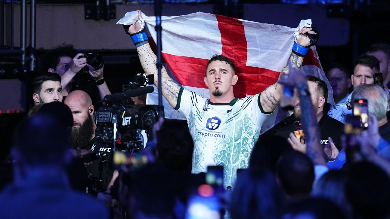 Tom Aspinall Wears U.K.-Themed Custom Shorts Amid Mixed UFC 321 Fan Reactions