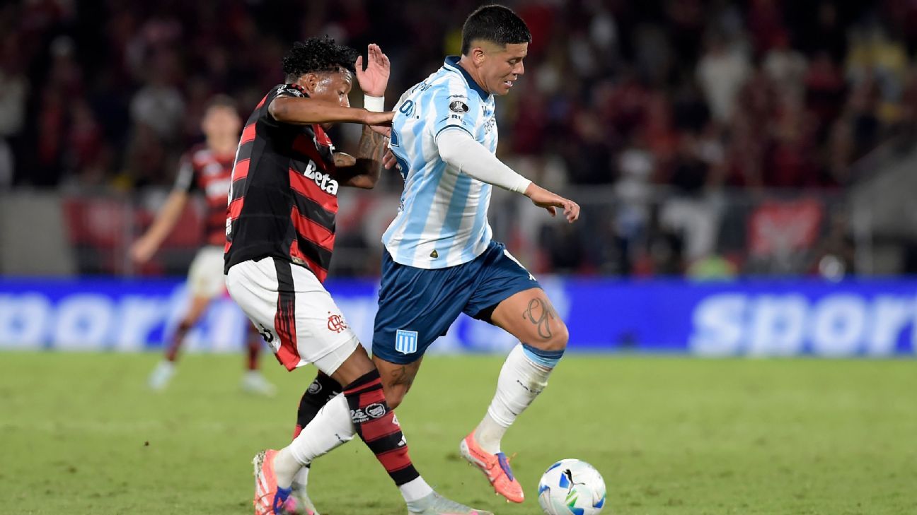 'Vamos ver se o Flamengo consegue segurar a pressão como nós', diz Rojo após derrota do Racing no Maracanã
