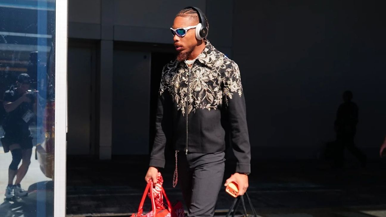 NFL Week 8's fashionable arrivals, featuring Justin Jefferson