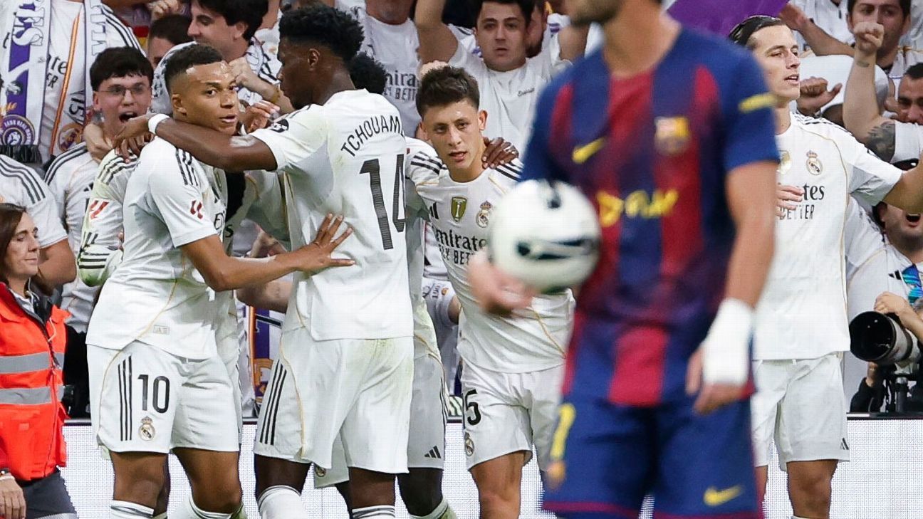Real Madrid vence Barcelona em El Clásico de tirar o fôlego e dispara na liderança
