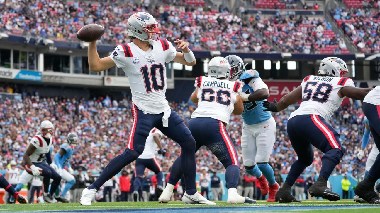 Patriots QB Drake Maye Leads NFL in Tight-Window Passing Accuracy