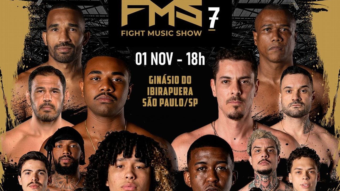 Fight Music Show 7 AO VIVO: siga em TEMPO REAL tudo do card completo com Davi Brito x Sacha Bali